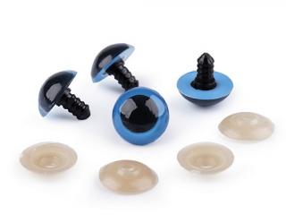 Biztonsági szem 20 mm - kék ( ÁR = 1 szem és 1 biztosíték)