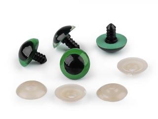 Biztonsági szem 20 mm - zöld ( ÁR = 1 szem és 1 biztosíték)