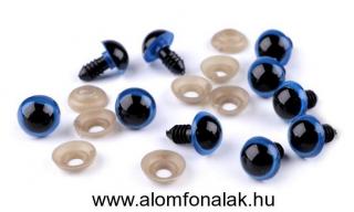 Biztonsági szem Ø12 mm - kék ( ÁR = 1 szem és 1 biztosíték)