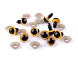Biztonsági szem Ø12 mm - sárga