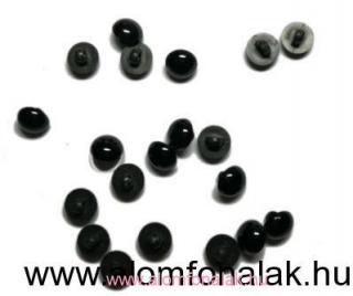 Fekete szem - gomb 7mm