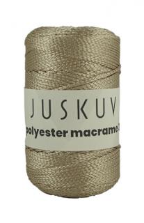 Polyester macrame Juskuv 04 - bézs (145 m / 2 mm)