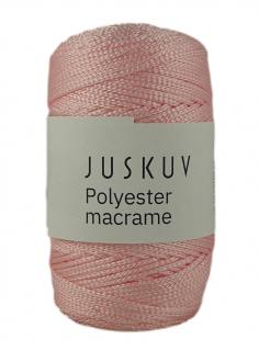 Polyester macrame Juskuv 07 - esküvői rózsaszín (145 m / 2 mm)