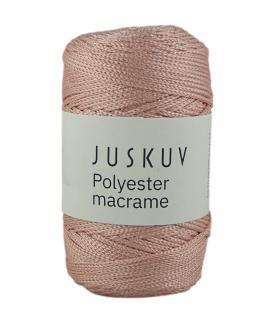 Polyester macrame Juskuv 10 - baby rózsaszín (145 m / 2 mm)