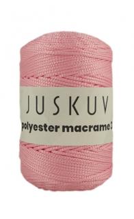 Polyester macrame Juskuv 17 - rózsaszín (145 m / 2 mm)