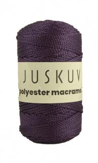 Polyester macrame Juskuv 19 - szilva (145 m / 2 mm)