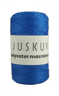 Polyester macrame Juskuv 21 - királykék (145 m / 2 mm)