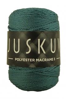 Polyester macrame Juskuv 24 - petróleum (145 m / 2 mm)