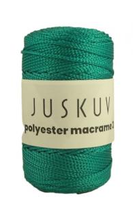 Polyester macrame Juskuv 26 - smaragd (145 m / 2 mm)