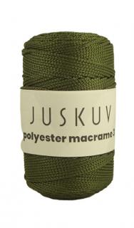 Polyester macrame Juskuv 28 - oliva (145 m / 2 mm)