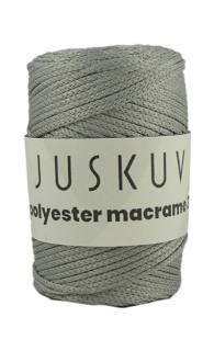 Polyester macrame Juskuv 29 - világos szürke (145 m / 2 mm)