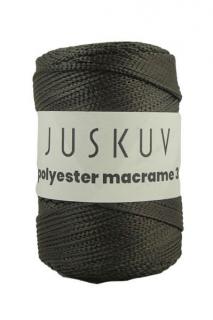 Polyester macrame Juskuv 33 - antracit (145 m / 2 mm)