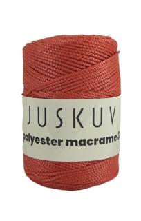 Polyester macrame Juskuv 34 - korall (145 m / 2 mm)