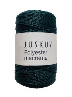 Polyester macrame Juskuv 35 - karácsonyi zöld (145 m / 2 mm)