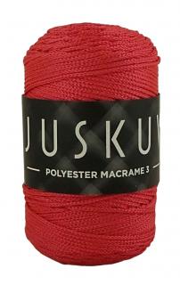 Polyester macrame Juskuv 38 - gránátalma (145 m / 2 mm)