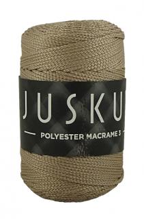 Polyester macrame Juskuv 42 - latte (145 m / 2 mm)
