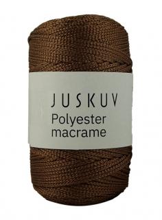 Polyester macrame Juskuv 43 - csoki barna (145 m / 2 mm)