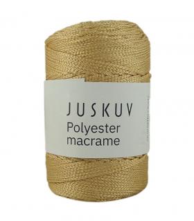 Polyester macrame Juskuv 55 - világos arany (145 m / 2 mm)