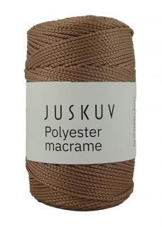 Polyester macrame Juskuv 56 - agyagbarna (145 m / 2 mm)
