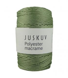 Polyester macrame Juskuv 61 - zöld levél (145 m / 2 mm)