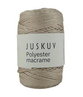 Polyester macrame Juskuv 62 - látte (145 m / 2 mm)