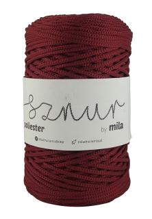 Polyester Sznur 3 mm - 143 rozsdás vörös