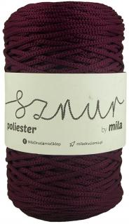 Polyester Sznur 3 mm - 188 padlizsán