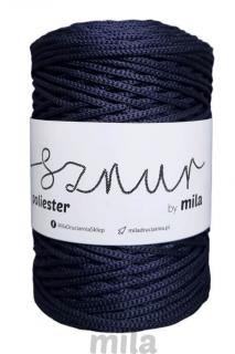 Polyester Sznur 3 mm - 26 tengerészkék