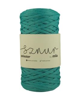 Polyester Sznur 5 mm lapos - 252 azúr