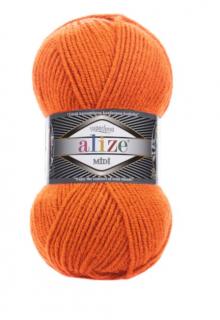 Superlana Midi 225 - narancs (25% gyapjú, 75% akril, 170m,)