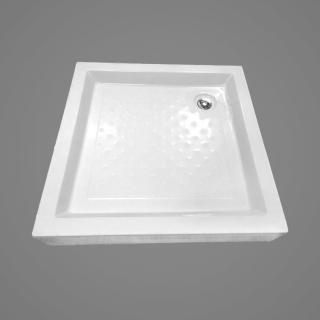 EVA 80 x 80 x 13,5 cm szögletes alakú, akril zuhanytálca