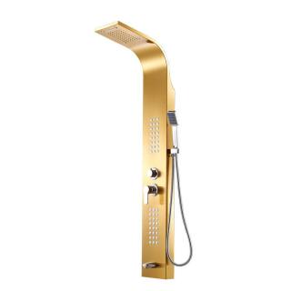 GOLD zuhanypanel, rozsdamentes acél