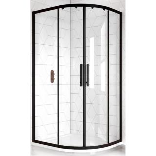 MURCIA Black íves zuhanykabin 90x90, 190cm, 6mm NANO