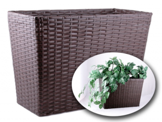 Polyrattan téglalap doboz II