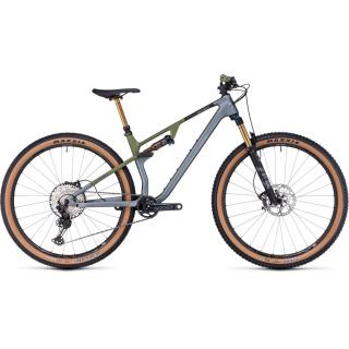 CUBE AMS ONE11 C:68X TM Flashgrey'n'Olive 29" 2024 MTB kerékpár L