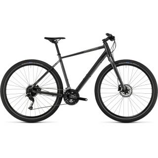 CUBE HYDE Graphite'n'Black 28" 2023 Fitness kerékpár L