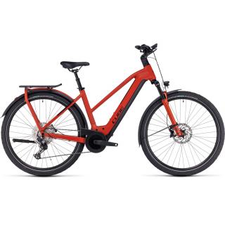 CUBE Kathmandu Hybrid EXC 750 Red'n'Black 2024 Trekking eBike S