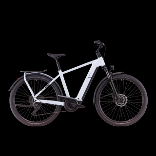 CUBE KATHMANDU HYBRID ONE 800 Polarwhite'n'Black 2025 Trekking eBike L