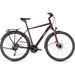 CUBE TOURING EXC Red'n'White 28" 2023 Trekking kerékpár L