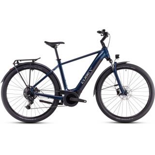 CUBE TOURING HYBRID ONE 625 Deepsea'n'Chrome 2025 Trekking eBike kerékpár L