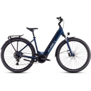 CUBE TOURING HYBRID ONE 625 Deepsea'n'Chrome 2025 Trekking eBike kerékpár XS