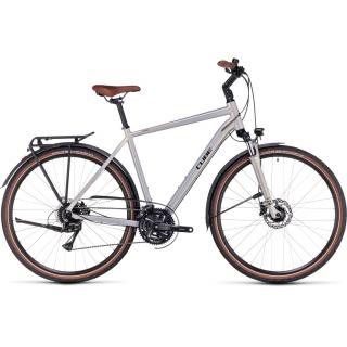 CUBE TOURING PRO Pearlysilver'n'Black 28" 2023 Trekking kerékpár M