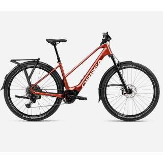 ORBEA Kemen Adv10 Mid E-bike kerékpár Mars Red-Ivory White (gloss)