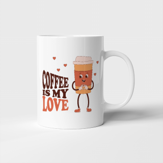 Coffee is my love bögre