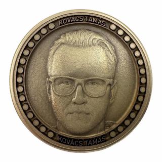 Érme mélységi gravírozással saját fotóval