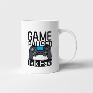 Game paused talk fast gamer bögre