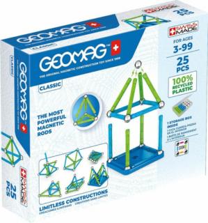 Geomag Green Line Classic 25 db-os mágneses építőjáték