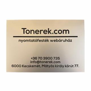 Műanyag reklámtábla saját adatokkal