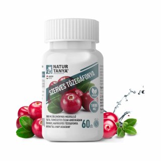 Natur Tanya Szerves Tőzegáfonya Cranberry FORTE 60 tabletta