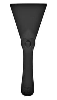 Hőálló kaparó -20 +240°C-ig, 100x250mm  (fekete)
